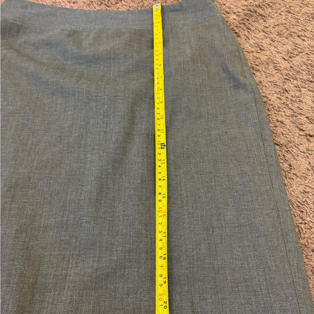 The Limited LUXE Gray Wool Blend Pencil Straight Skirt Size 8 - Picture 7 of 7